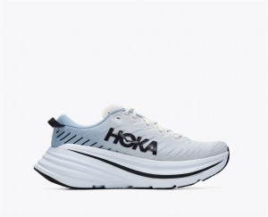 Men's Hoka Bondi X Road Running Shoes Blue | India-3407