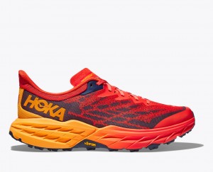 Men's Hoka Speedgoat 5 Trail Running Shoes Yellow | India-9468