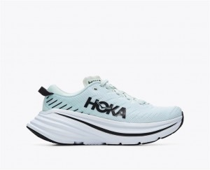 Women's Hoka Bondi X Road Running Shoes Blue | India-8659