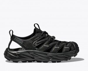 Women's Hoka Hopara Sandals Black | India-7359