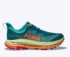 Women's Hoka Mafate Speed 4 Trail Running Shoes Turquoise | India-8419