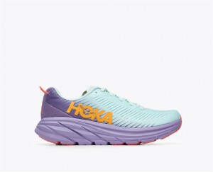 Women's Hoka Rincon 3 Road Running Shoes Blue / Purple | India-5840