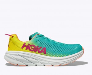 Women's Hoka Rincon 3 Road Running Shoes Green / Turquoise | India-1453