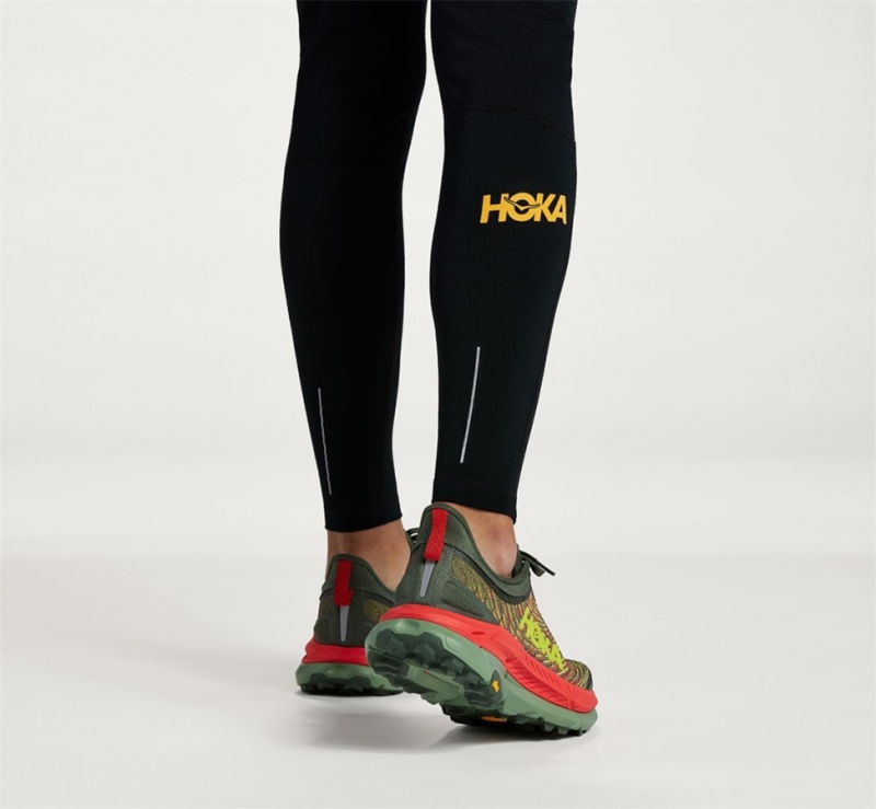 Men's Hoka Merino Tight Black | India-1704