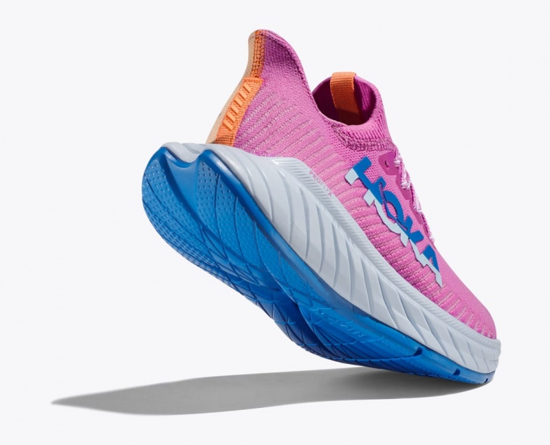 Women's Hoka Carbon X 3 Road Running Shoes Pink | India-2308