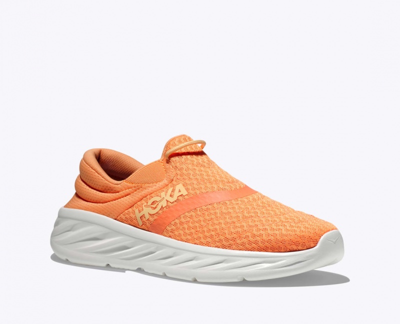 Women's Hoka Ora 2 Recovery Shoes Orange / White | India-0653